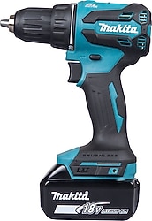 Makita DDF490WVE 18 V Çift Akülü 2 Ah Darbesiz Matkap