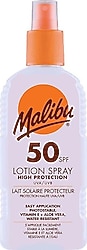 Malibu 200 ml 50 Faktör Sprey Güneş Losyonu