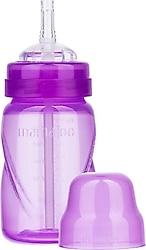 Mamajoo Akıtmaz Antikolik Mor Pipetli Bardak 270 ml
