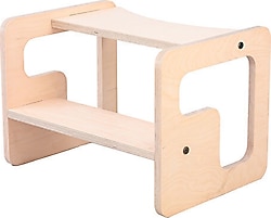 Mamatoyz Stepin Box Natural Color Ahşap Kule Basamağı