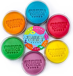 Mammacomica Dough Klasik Doğal Oyun Hamuru 6x130 gr