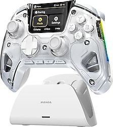 Manba One Beyaz PC/Nintendo/İos/Android Kablosuz Oyun Kolu