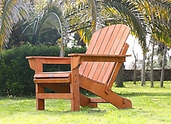 Mandu MND239 Adirondack Ahşap Bahçe Sandalyesi