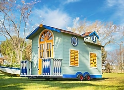 Mandu Ahşap Çocuk Tinyhouse Oyun Evi