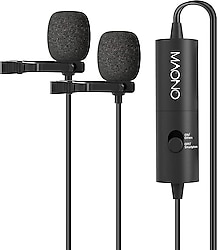 Maono AU-200 Çiftli Yaka Mikrofonu