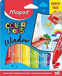 Maped Color Peps 6'lı Keçeli Cam Boyası Seti