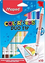 Maped Color Peps Duo Tip 12'li Keçeli Kalem Seti