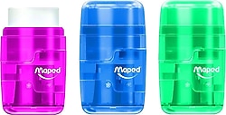 Maped Connect Translu Çift Delikli Silgili Kalemtıraş