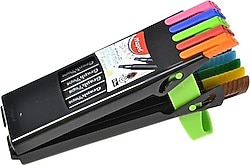 Maped Fineliner İnce Uç Plastik Kutu 10 Renk Keçeli Kalem