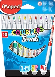 Maped Color Peps Brush 10 Renk Keçeli Kalem