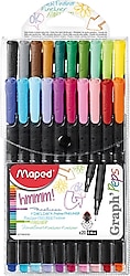 Maped Graph Peps 0.4 mm 20 Renk Fineliner Kalem