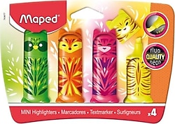 Maped Mini Cute 4'lü Fosforlu Kalem Seti