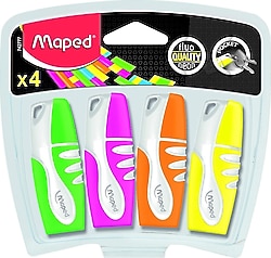 Maped Fluo Peps 4'lü Mini Fosforlu Kalem Seti