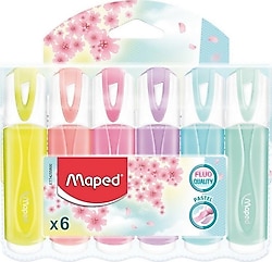 Maped Pastel 6'lı Fosforlu Kalem Seti