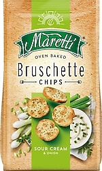 Maretti Bruschette Ekşi Krema ve Soğanlı Kızartılmış Ekmek Cips 70 gr
