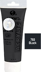 Maries 75 ml Black Akrilik Boya