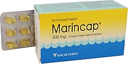 Marincap Omega 3 500 mg 60 Kapsül