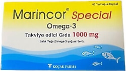 Marincor Special Omega 3 1000 mg 45 Kapsül
