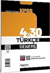 Marka Yayınları KPSS Türkçe 4x30 Deneme