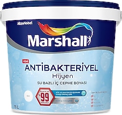 Marshall Antibakteriyel Hijyen 5 lt Silinebilir İç Cephe Boyası