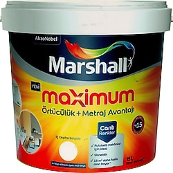 Marshall Maximum Silikonlu 2.5 lt İç Cephe Boyası - Şampanya