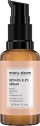Maru.Derm Retinol 0.3% Yenileyici Yüz Serumu 30 ml