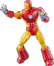 Marvel Legends Comics Iron Man Model 09 Retro Comics Aksiyon Figürü F9028
