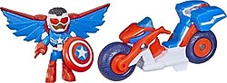 Marvel Iron Man and His Awesome Friends Captain America Sam Wilson Araç ve Figür G2691