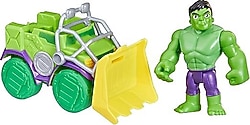 Marvel Spidey and His Amazaing Friends Araç ve Hulk Figür F7457