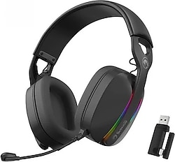 Marvo Pulz 70W HG9086 RGB USB Kablolu/Kablosuz Kulak Üstü Oyuncu