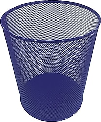 Mas 854 10 lt Metal Tam Perforeli Lacivert Çöp Kovası