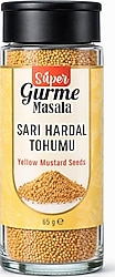 Masala Super Gurme Cam Kavanoz Sarı Hardal Tohumu 65 gr