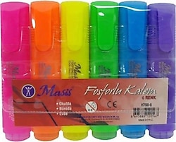 Masis 6'lı Fosforlu Kalem Seti