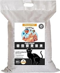 Maskot Kapadokya Aktif Karbonlu 20 lt Bentonit Kedi Kumu