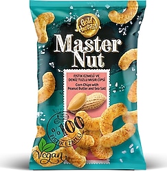 Master Nut Fıstık Ezmeli Deniz Tuzlu Mısır Cipsi 100 gr