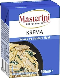 Masterini Bitkisel Yağlı Krema 200 ml