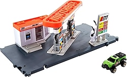 Matchbox Aksiyon Sürücüleri Benzin İstasyonu Oyun Seti GVY84