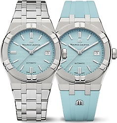 Maurice Lacroix Aikon Automatic Limited Summer Edition 39mm ML-AI6007SS00F431-C Mavi Kol Saati