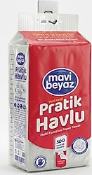 Mavi Beyaz 500'lü Pratik Kağıt Havlu