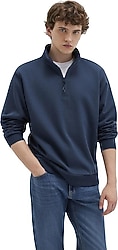 Mavi 0S10278-70490 Yarım Fermuarlı Lacivert Erkek Sweatshirt