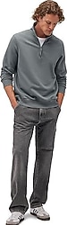 Mavi 0S10278-71577 Yarım Fermuarlı Yeşil Erkek Sweatshirt