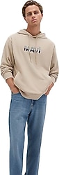 Mavi 0S10395-70004 Kapüşonlu Bej Erkek Sweatshirt