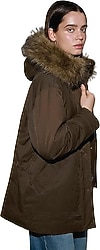 Mavi 1110712 Kapüşonlu Kürklü Kadın Parka
