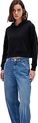 Mavi 1S10386-900 Kapüşonlu Siyah Kadın Sweatshirt