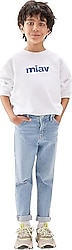 Mavi 6610031 Miav Baskılı Çocuk Sweatshirt