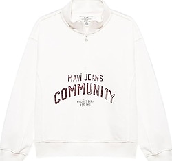 Mavi 7S10130 Yarım Fermuarlı Çocuk Sweatshirt