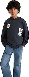 Mavi Jurassic Park Baskılı 6S10135 Kapüşonlu Çocuk Sweatshirt