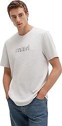 Mavi Logo Baskılı 0612936 Kısa Kollu Bisiklet Yaka Erkek Tişört