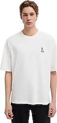 Mavi Logo Baskılı 0613178 Kısa Kollu Bisiklet Yaka Erkek Oversize Tişört
