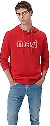 Mavi Logo Baskılı 065606 Kapüşonlu Erkek Sweatshirt